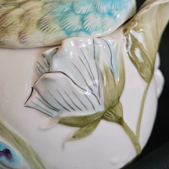 Rachel Bilson Edie Rose Home Peacock Collection Teapot - Picture 5 of 12